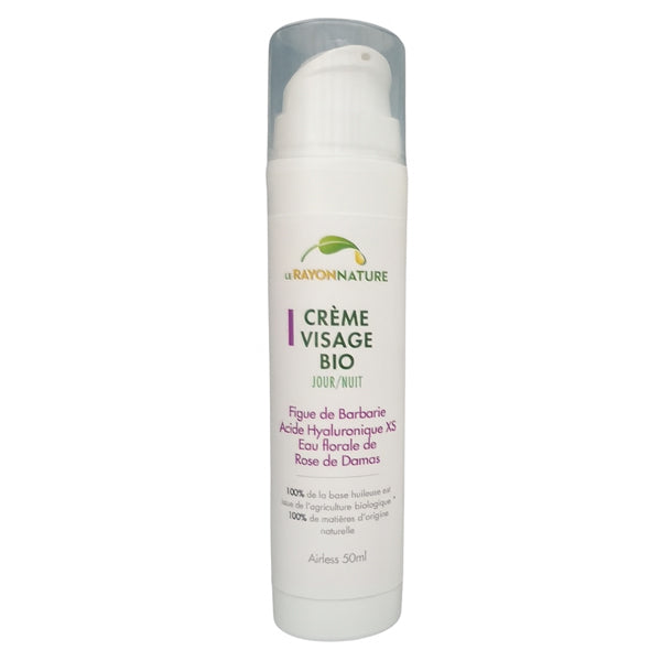 INNOVATION. Crème Visage bio - Figue de Barbarie / Acide Hyaluronique de faible poids moléculaire