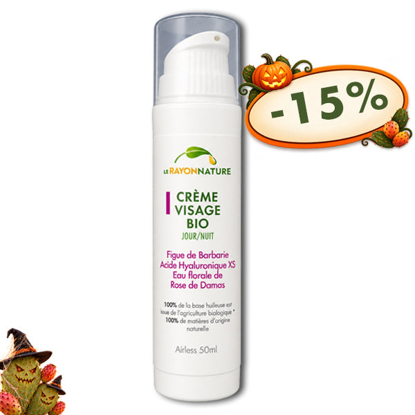 INNOVATION. Crème Visage bio - Figue de Barbarie / Acide Hyaluronique de faible poids moléculaire