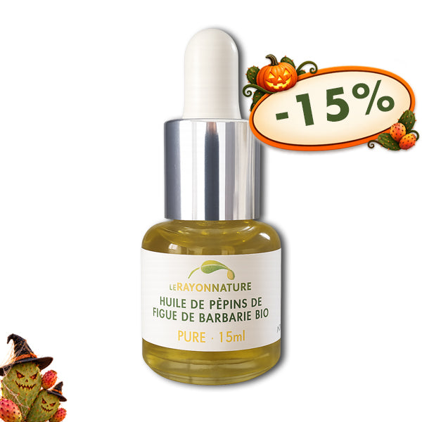 Huile de pépins de figue de Barbarie bio - 15ml – Format découverte