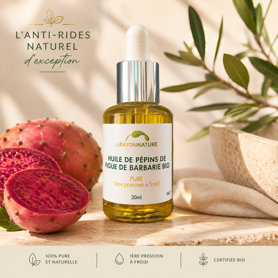 Huile de pépins de figue de Barbarie bio - 30ml – Le plus choisi