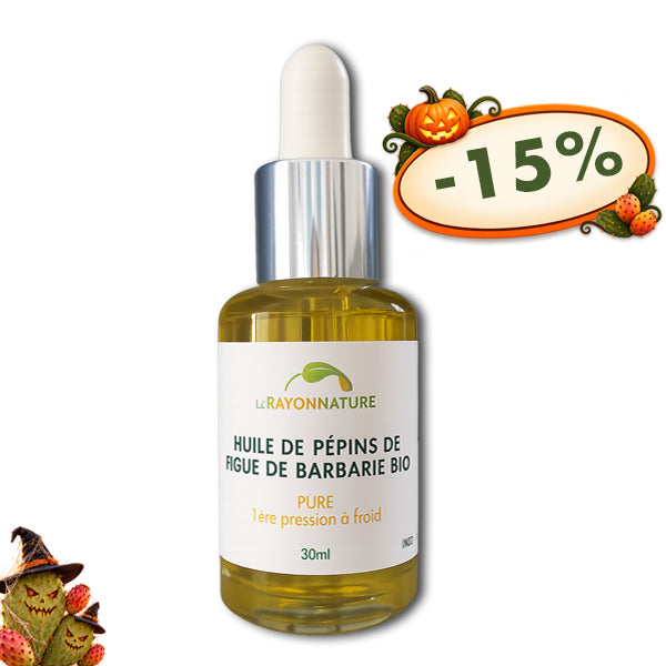 Huile de pépins de figue de Barbarie bio - 30ml – Le plus choisi