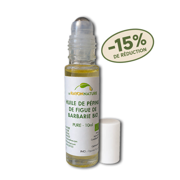 Roll-on huile de pépins de figue de Barbarie bio – 10 ml