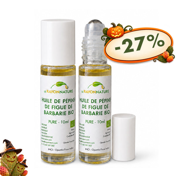 Duo Roll-on Huile de pépins de figue de Barbarie bio
