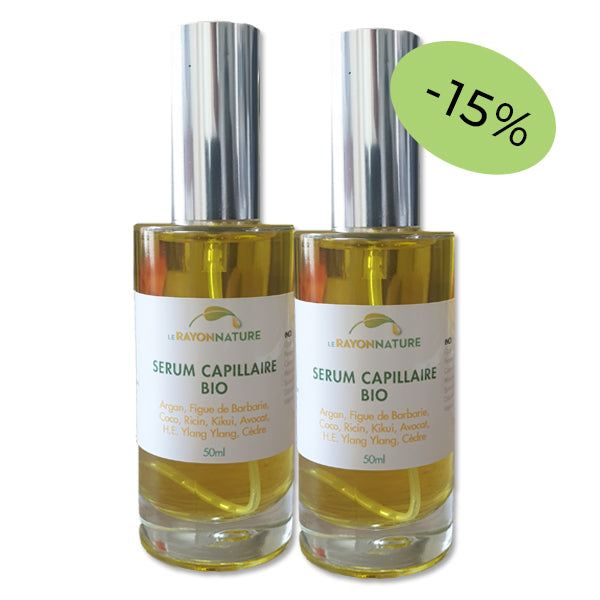 OFFRE BIS Sérum Capillaire bio Argan / Figue de Barbarie - 50ml spray